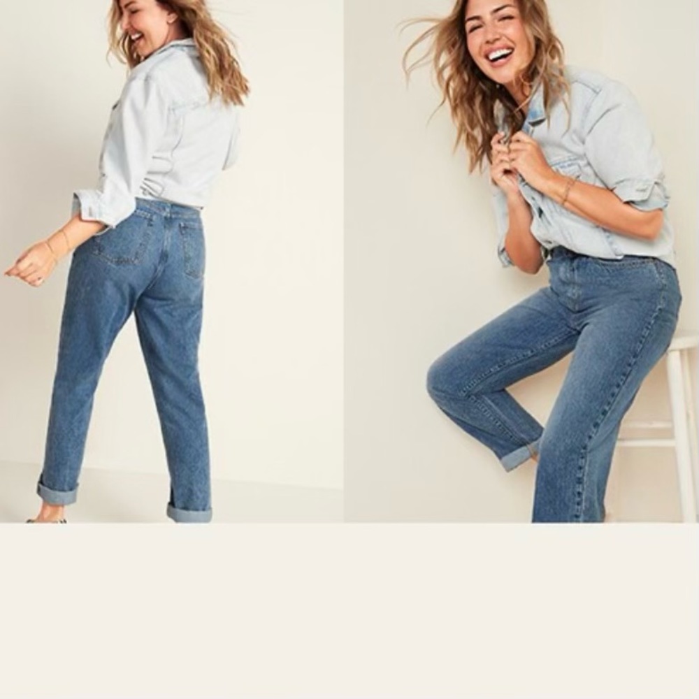 Old Navy Women’s Sky-Hi Straight Jeans Size 10